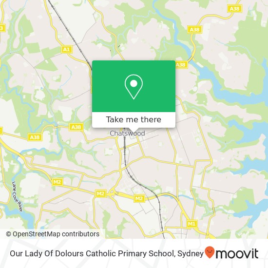 Mapa Our Lady Of Dolours Catholic Primary School