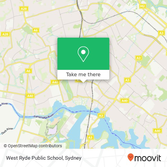 West Ryde Public School map