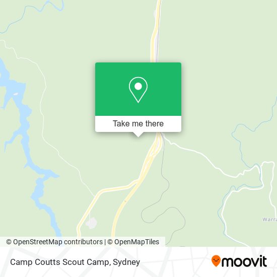 Camp Coutts Scout Camp map