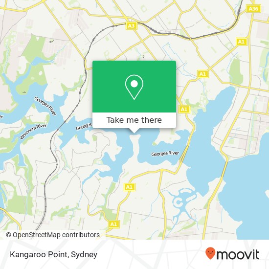 Kangaroo Point map