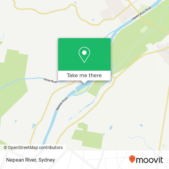 Nepean River map
