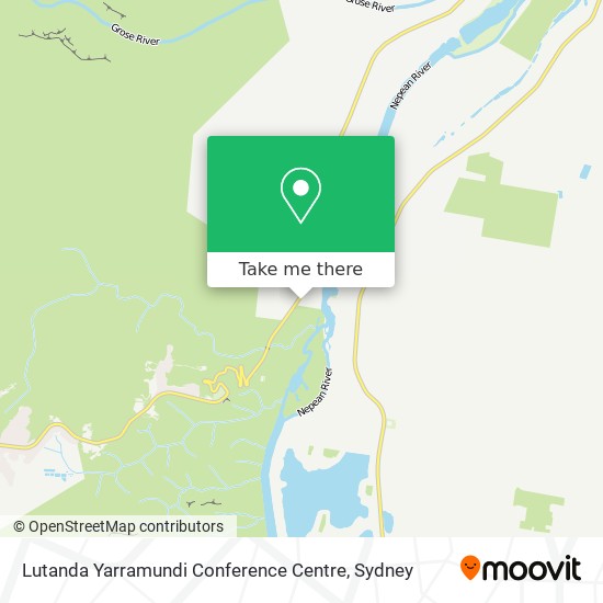 Lutanda Yarramundi Conference Centre map