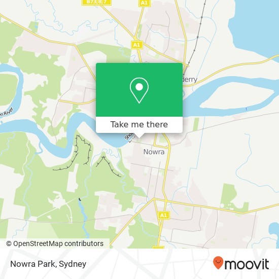 Mapa Nowra Park