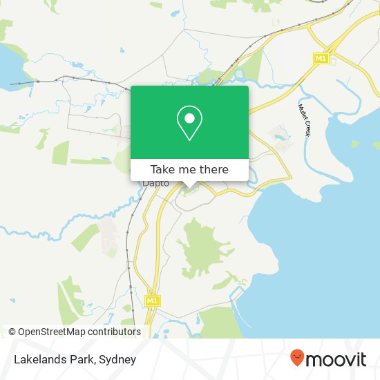 Lakelands Park map