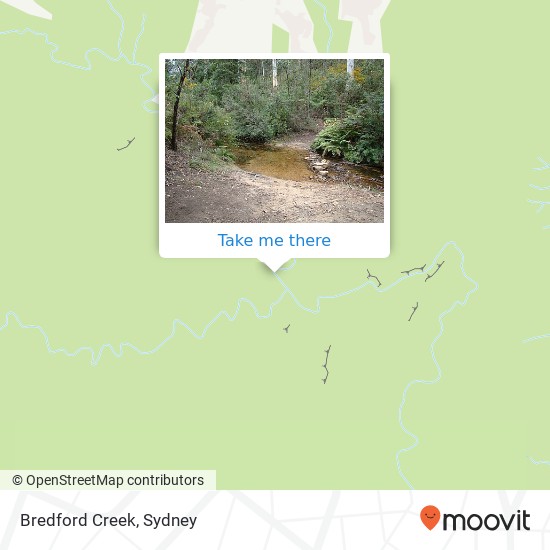 Bredford Creek map