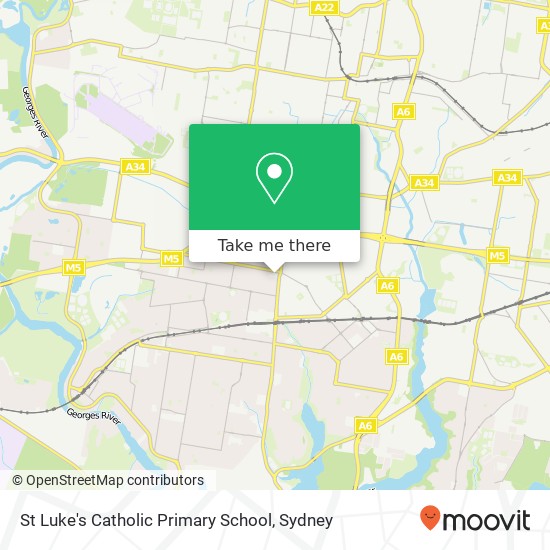 St Luke's Catholic Primary School map