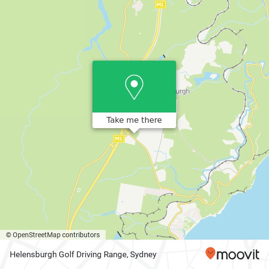 Mapa Helensburgh Golf Driving Range