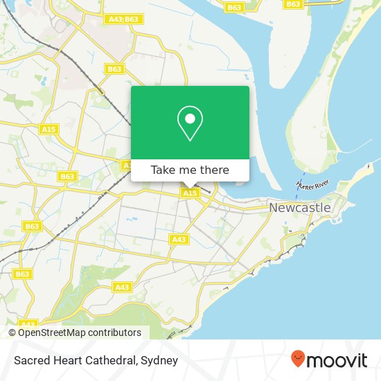 Sacred Heart Cathedral map