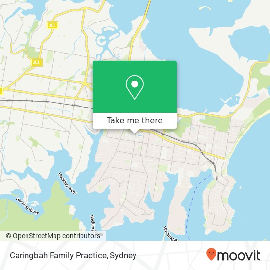 Caringbah Family Practice map