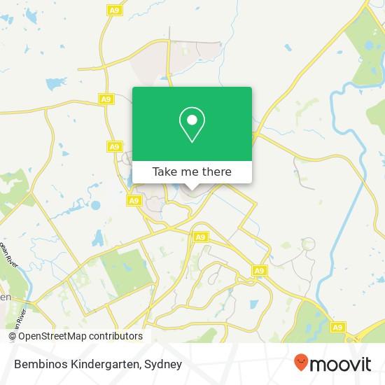 Bembinos Kindergarten map
