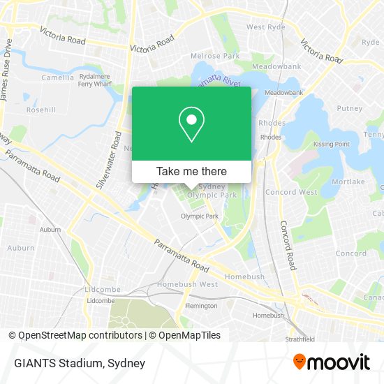 Mapa GIANTS Stadium