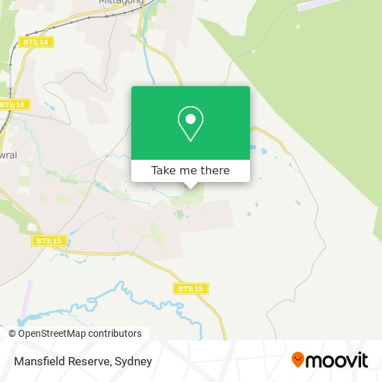 Mansfield Reserve map