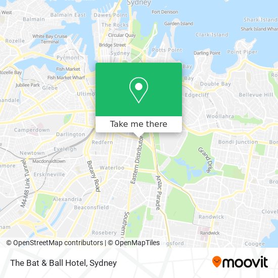 The Bat & Ball Hotel map