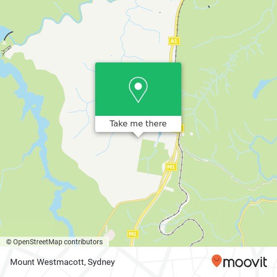 Mount Westmacott map