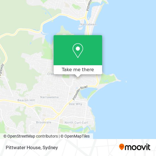 Pittwater House map