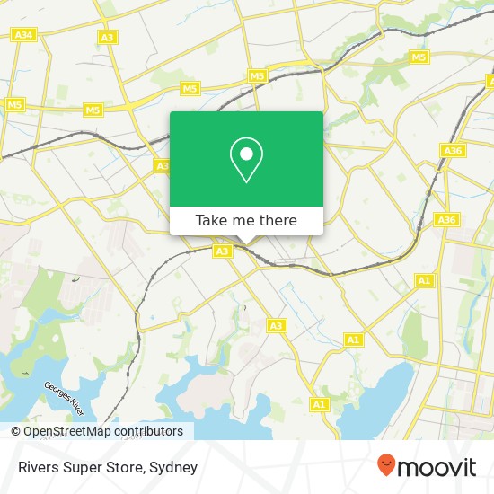 Rivers Super Store map