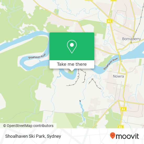 Shoalhaven Ski Park map