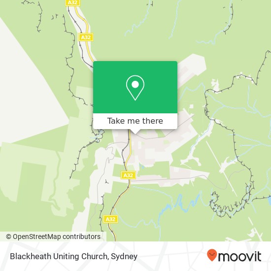 Blackheath Uniting Church map