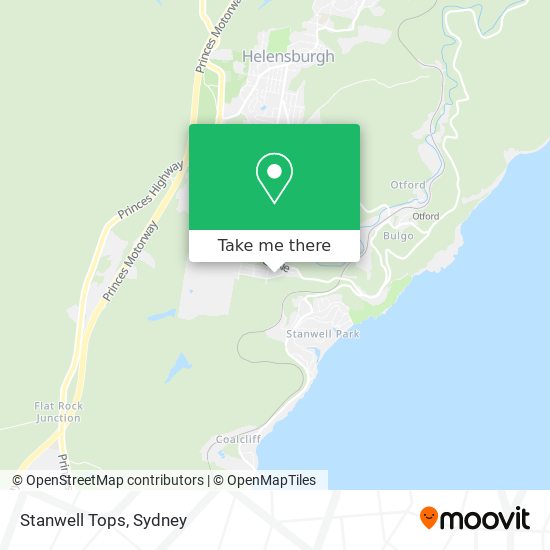 Stanwell Tops map