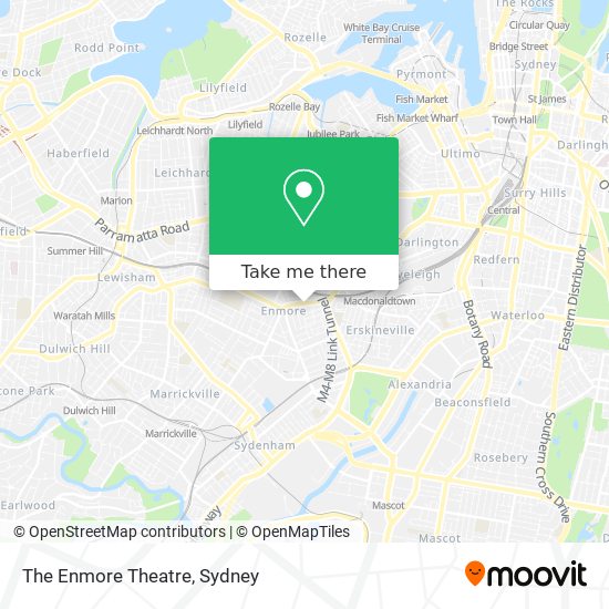 The Enmore Theatre map
