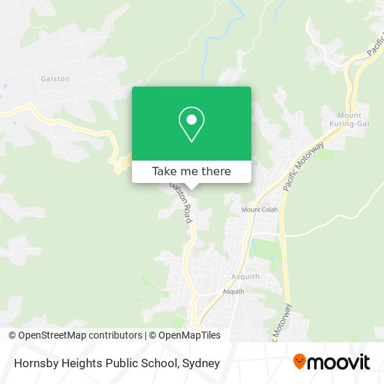Hornsby Heights Public School map
