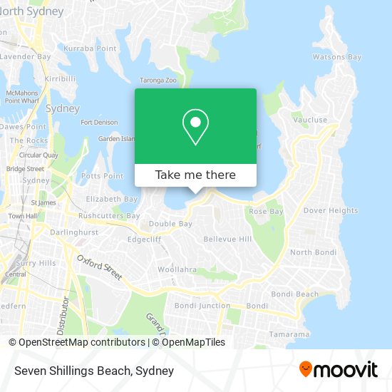 Seven Shillings Beach map