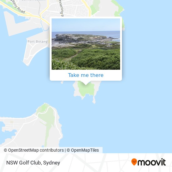 NSW Golf Club map