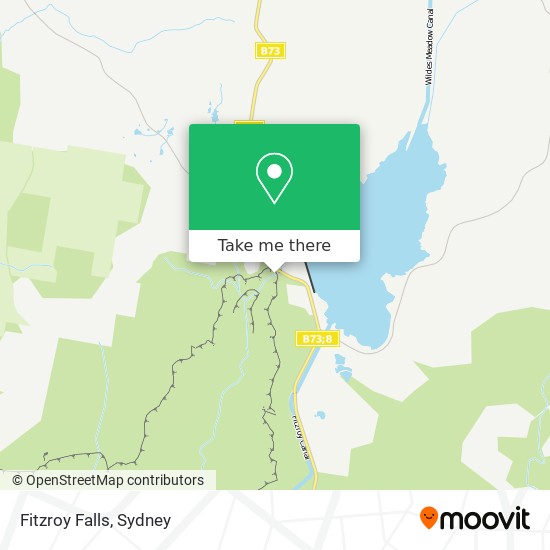 Mapa Fitzroy Falls