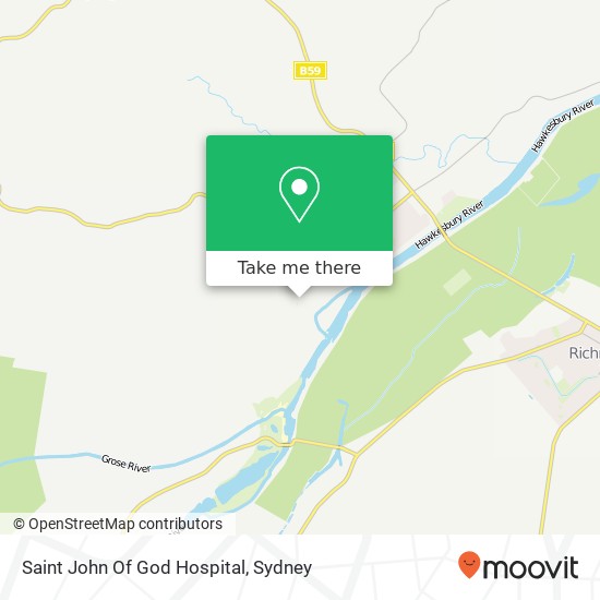Saint John Of God Hospital map