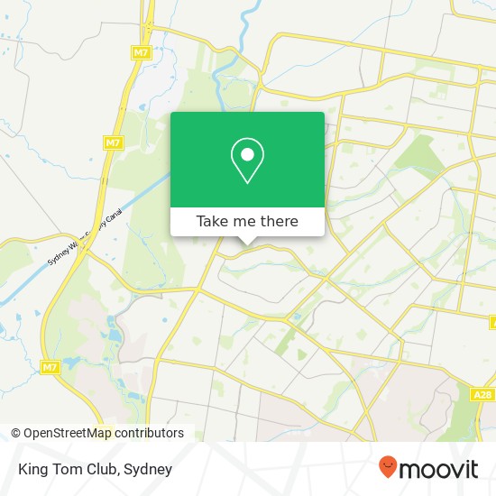 King Tom Club map
