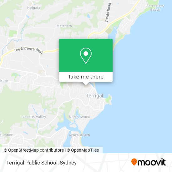 Mapa Terrigal Public School