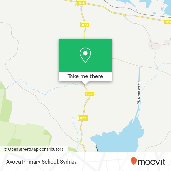Mapa Avoca Primary School