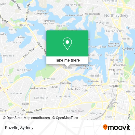 Rozelle map