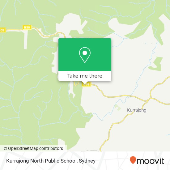 Mapa Kurrajong North Public School