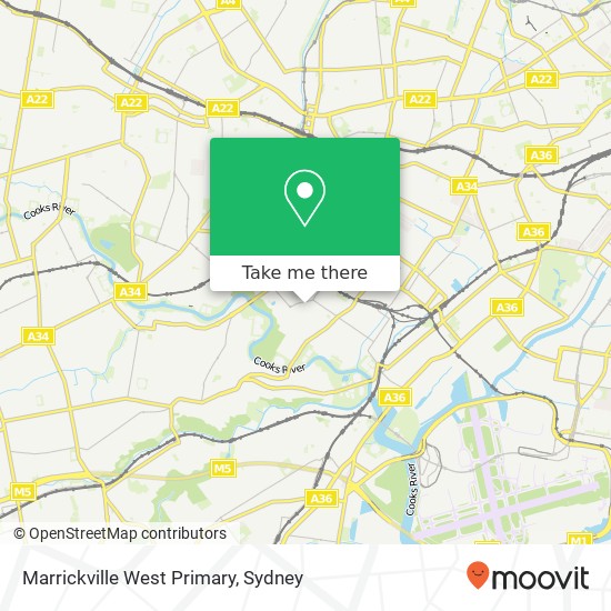 Marrickville West Primary map