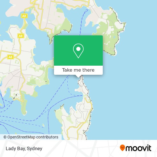 Lady Bay map