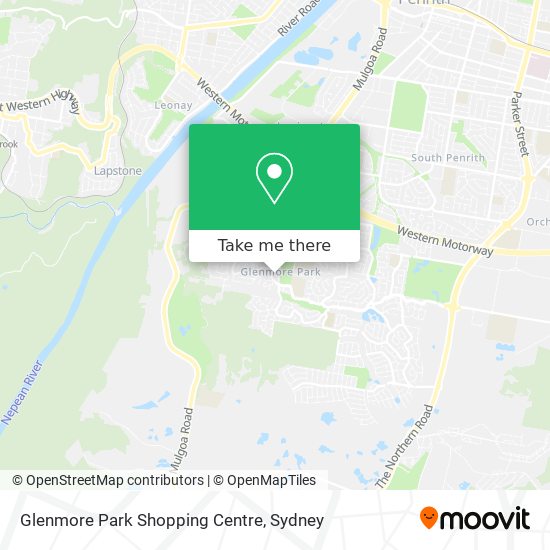 Mapa Glenmore Park Shopping Centre