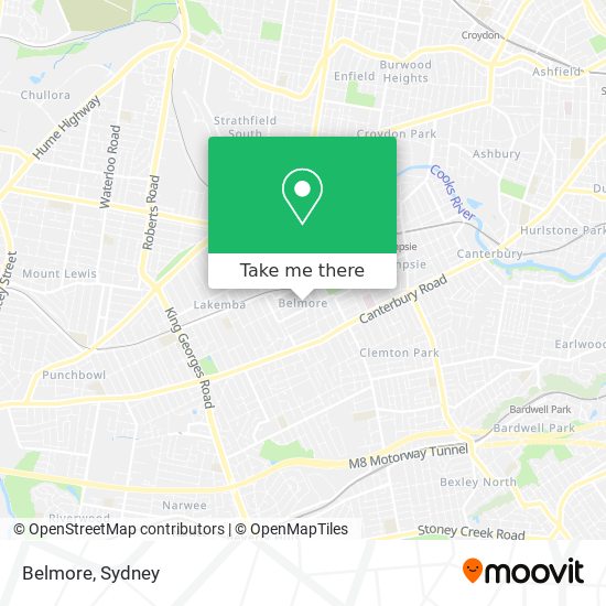 Belmore map