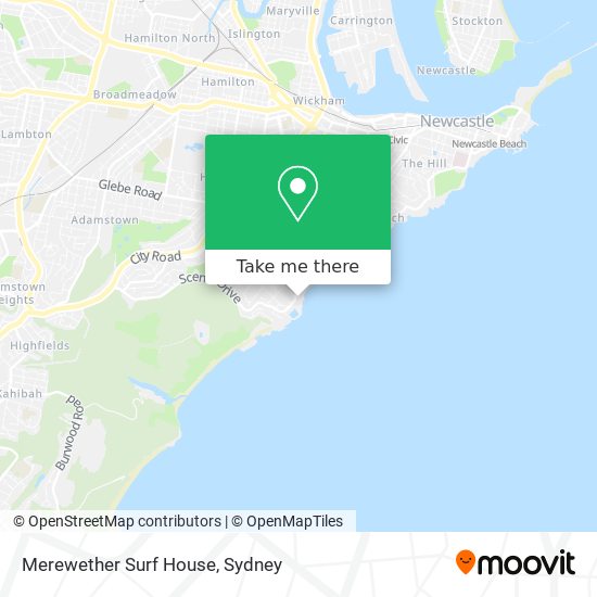 Merewether Surf House map