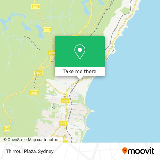 Mapa Thirroul Plaza