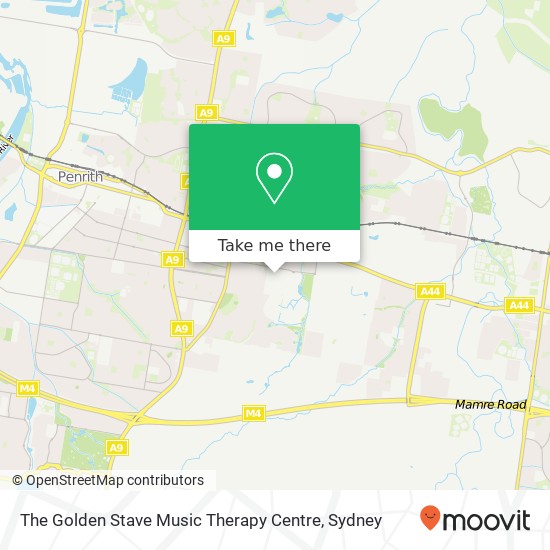 The Golden Stave Music Therapy Centre map