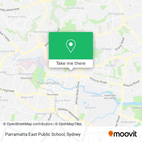 Parramatta East Public School map