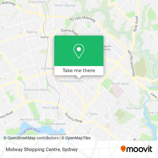 Mapa Midway Shopping Centre