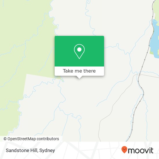 Mapa Sandstone Hill