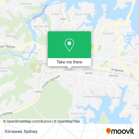 Kirrawee map