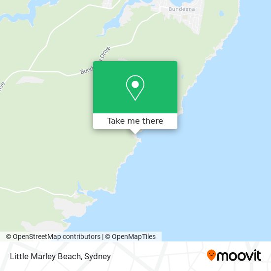 Little Marley Beach map