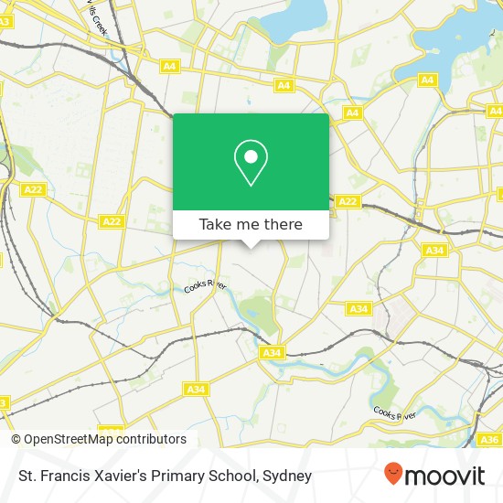 Mapa St. Francis Xavier's Primary School