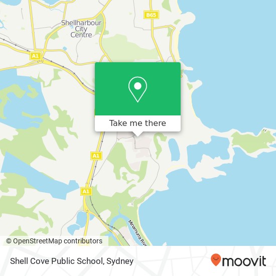 Shell Cove Public School map