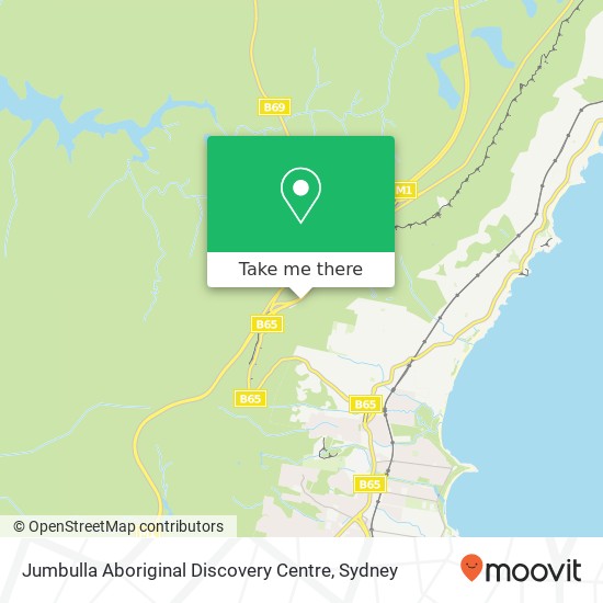 Jumbulla Aboriginal Discovery Centre map