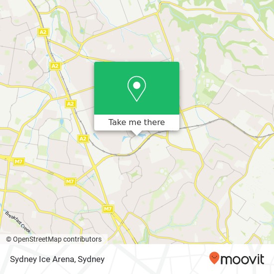 Sydney Ice Arena map